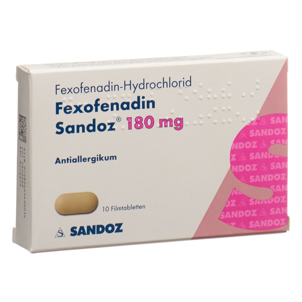 FEXOFENADINE Sandoz 180 mg